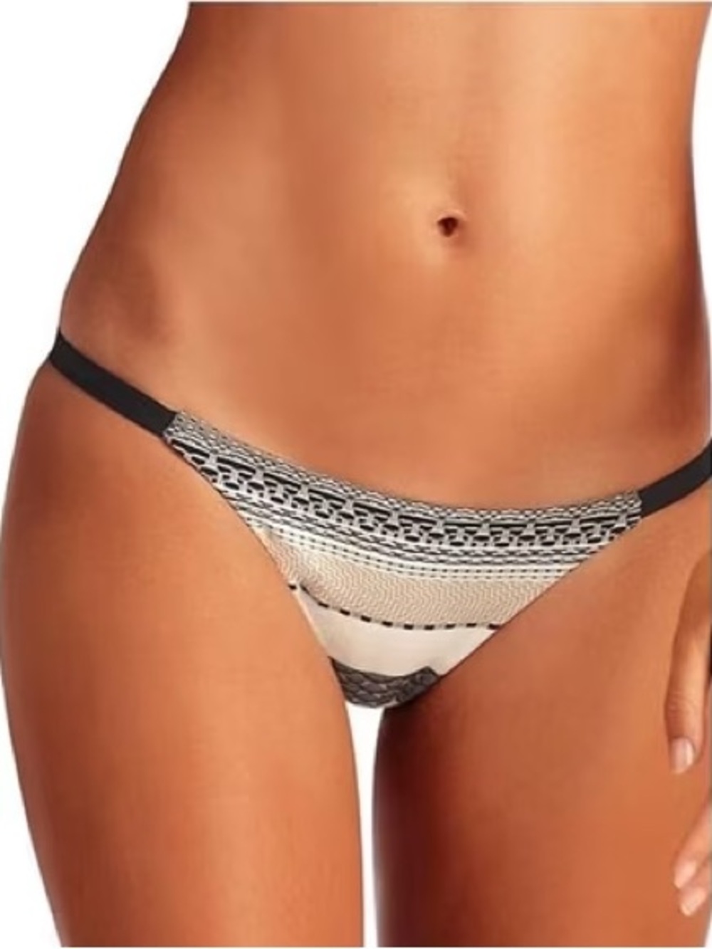Vitamin A St Lucia Stripe Luna Bikini Bottom